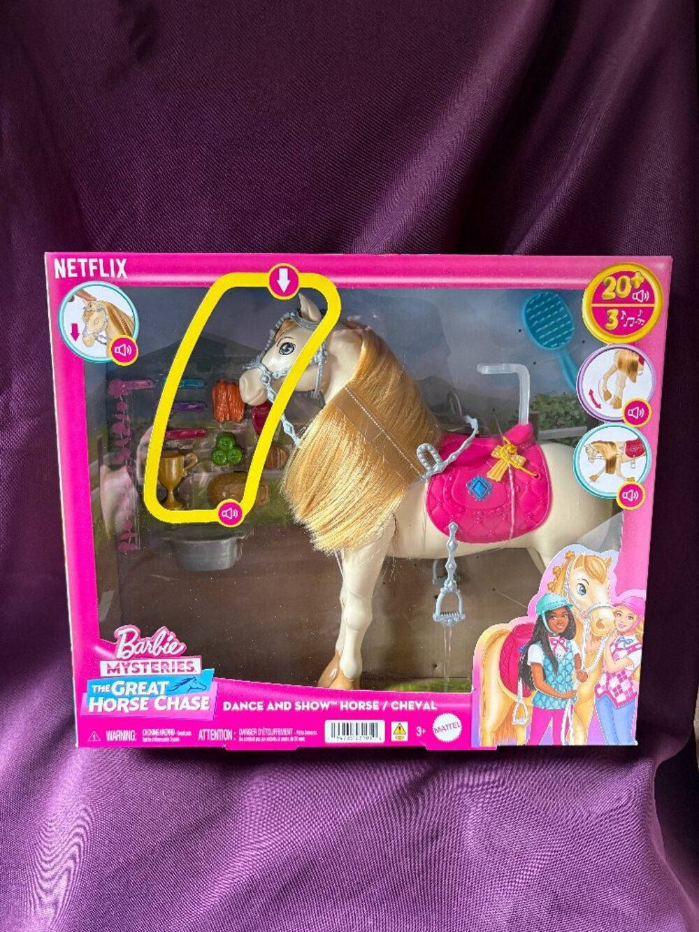 Barbie Mysteries Great Horse Chase Dance & Show Horse Interactive NEW